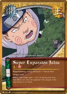 Super Expansion Jutsu card artwork