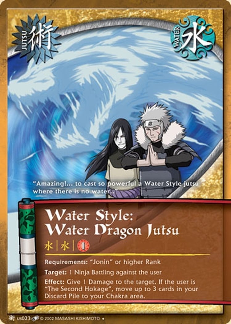 Water Style: Water Dragon Jutsu card artwork