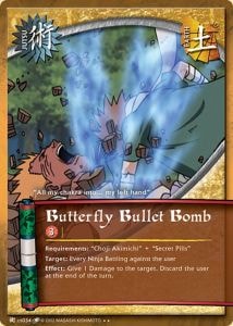 Butterfly Bullet Bomb card artwork