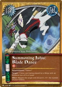Summoning Jutsu: Blade Dance card artwork