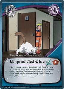 Unpredicted Clue card artwork