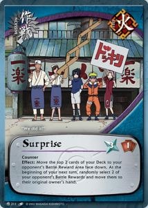 Surprise card artwork