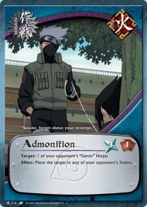Admonition card artwork