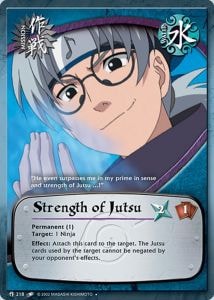 Strength of Jutsu card artwork