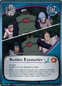 Sudden Encounter card artwork