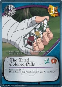The Triad Colored Pills card artwork