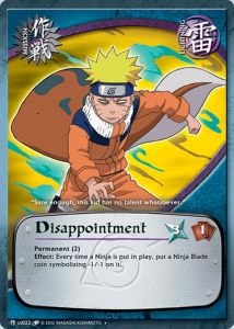 Disappointment card artwork