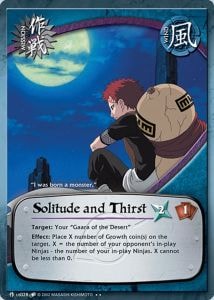 Solitude and Thirst card artwork