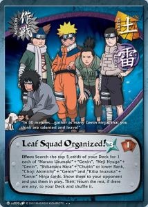 Leaf Squad Organized! card artwork