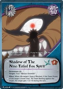 Shadow of The Nine-Tailed Fox Spirit card artwork