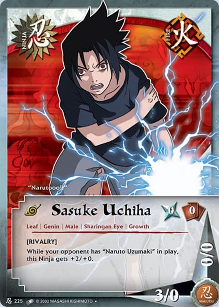 Sasuke Uchiha card artwork