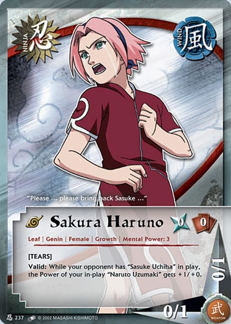 Sakura Haruno card artwork