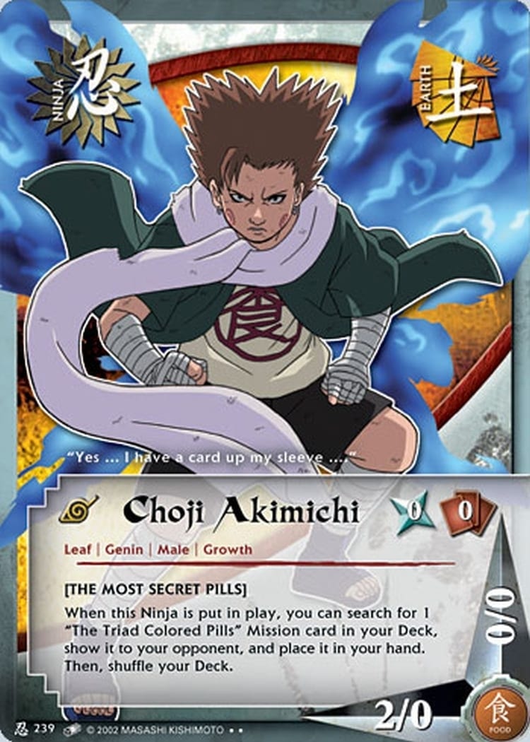 Choji Akimichi card artwork