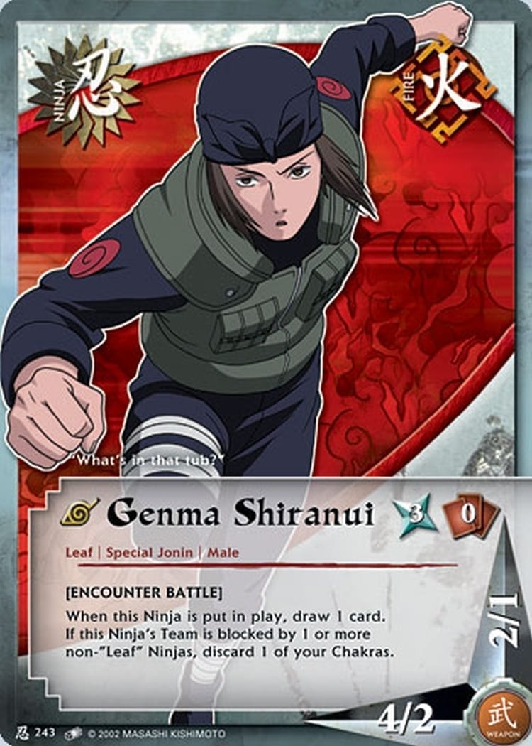 Genma Shiranui card artwork