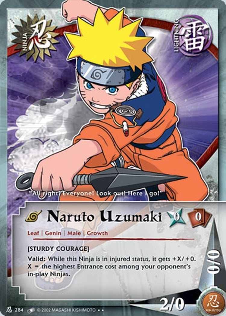 Naruto Uzumaki card artwork