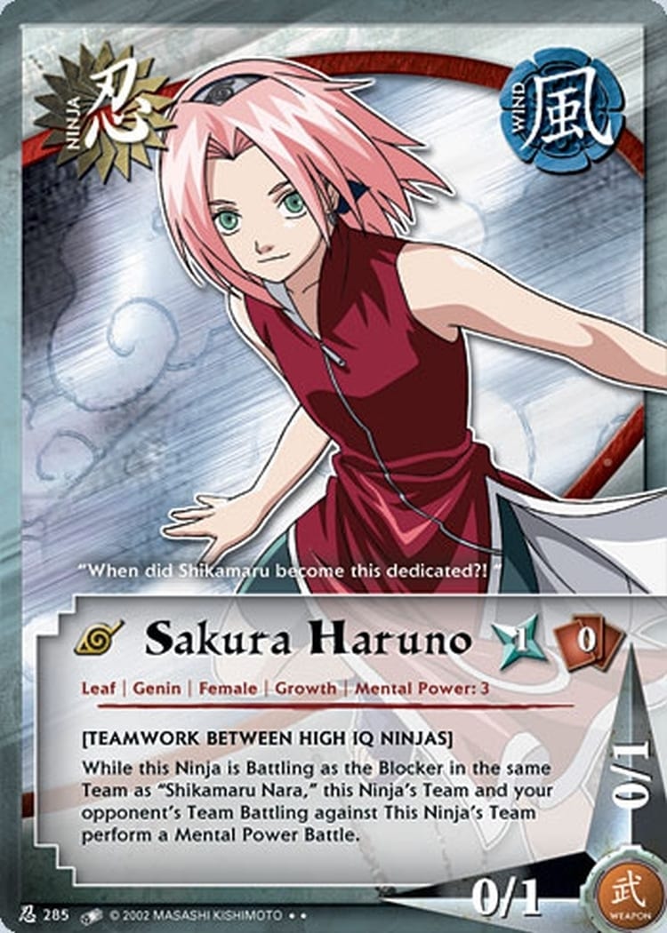 Sakura Haruno card artwork