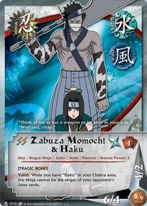 Zabuza Momochi & Haku card artwork