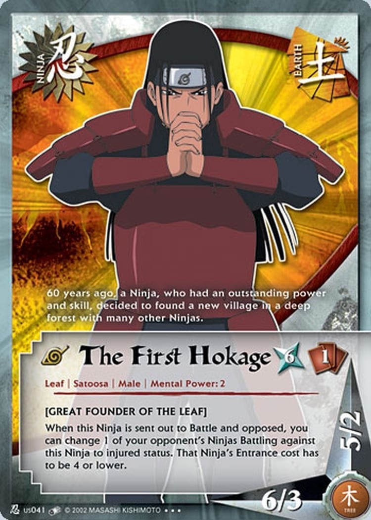 The First Hokage card artwork