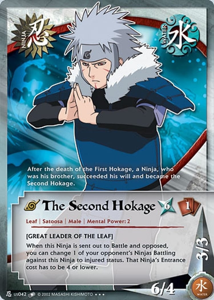 The Second Hokage card artwork