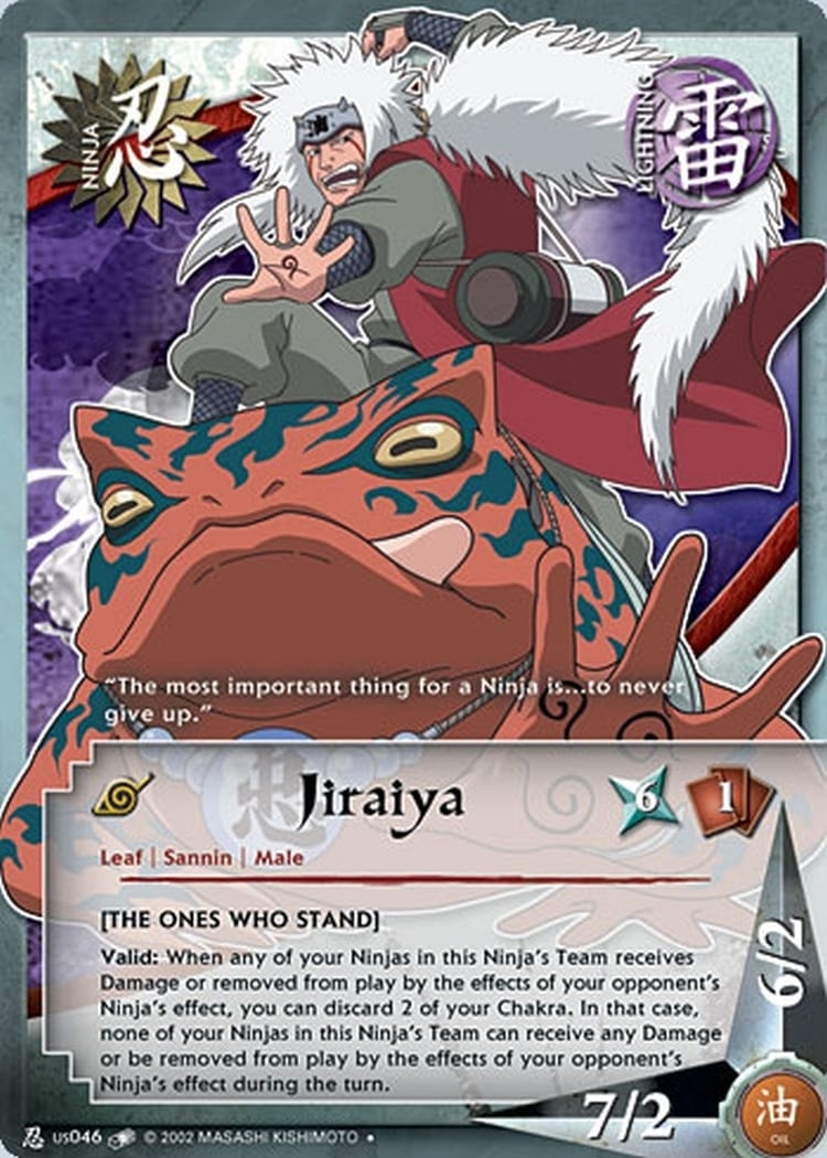 Jiraiya card artwork