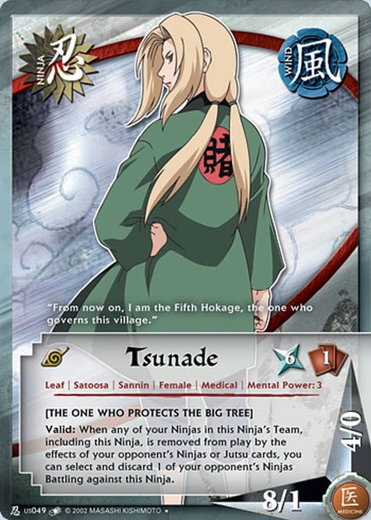 Tsunade card artwork