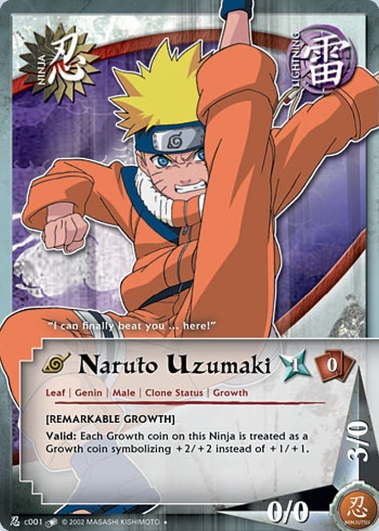 Naruto Uzumaki card artwork