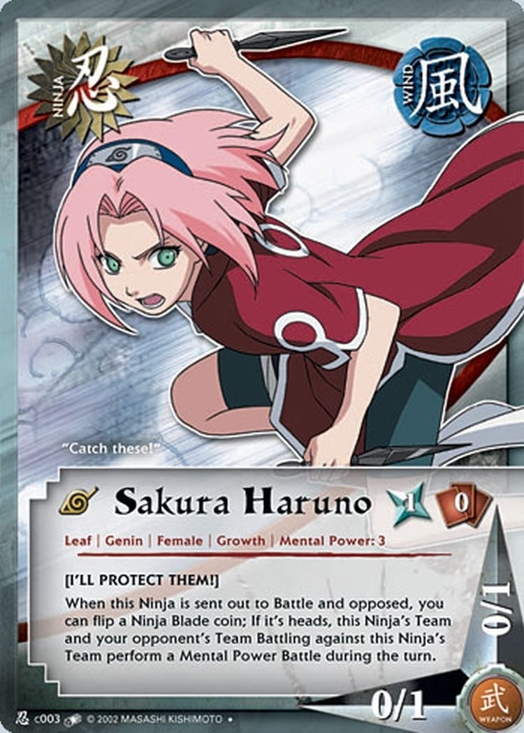 Sakura Haruno card artwork