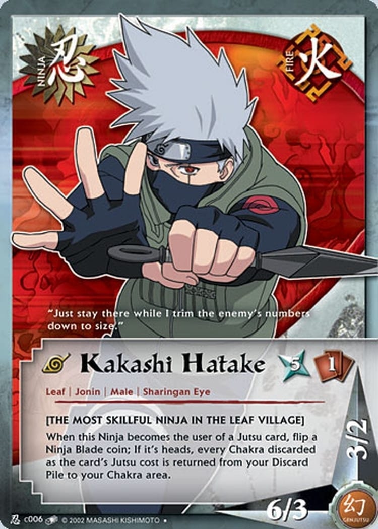 Kakashi Hatake card artwork
