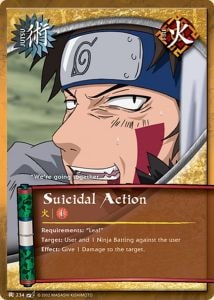 Suicidal Action card artwork