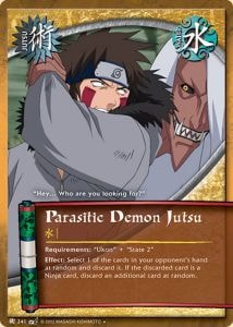Parasitic Demon Jutsu card artwork
