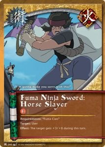 Fuma Ninja Sword: Horse Slayer card artwork