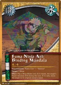 Fuma Ninja Art: Binding Mandala card artwork