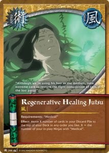 Regenerative Healing Jutsu card artwork