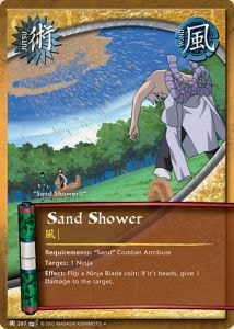 Sand Shower card artwork