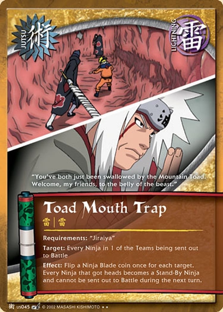 Toad Mouth Trap card artwork