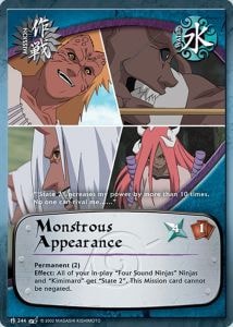 Monstrous Appearance card artwork