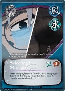Selecting the Strongest card artwork