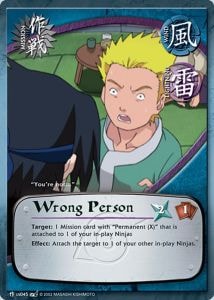 Wrong Person card artwork
