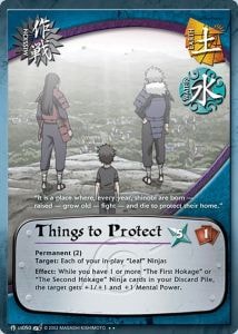 Things to Protect card artwork