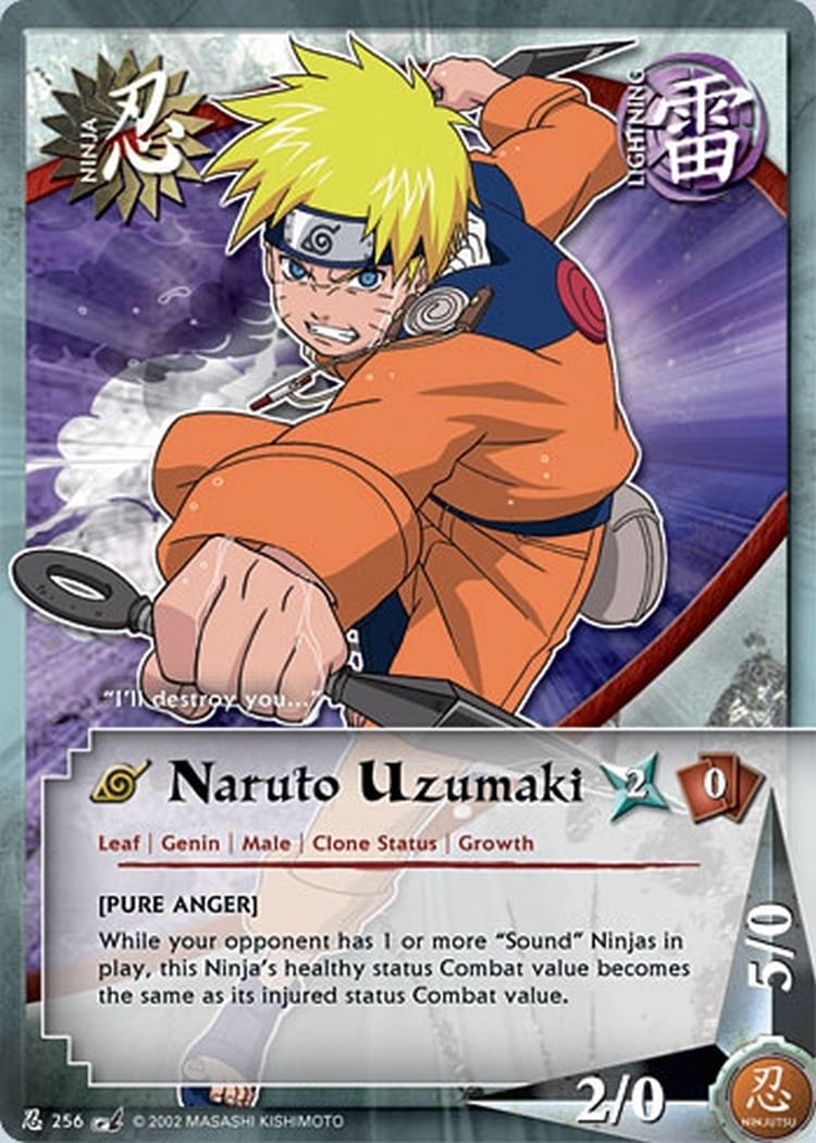 Naruto Uzumaki card artwork