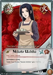 Mikoto Uchiha card artwork