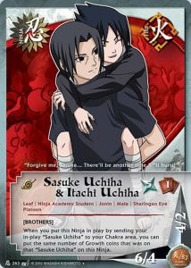 Sasuke Uchiha & Itachi Uchiha card artwork