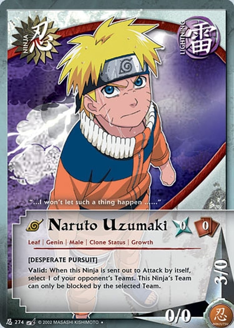 Naruto Uzumaki card artwork