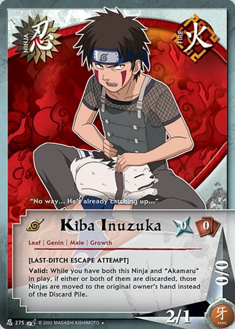Kiba Inuzuka card artwork