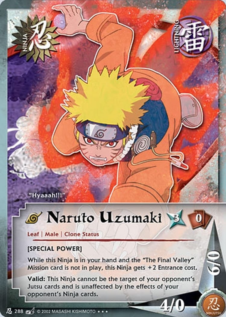 Naruto Uzumaki card artwork