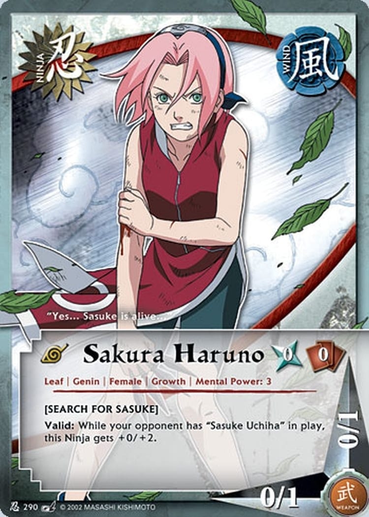 Sakura Haruno card artwork