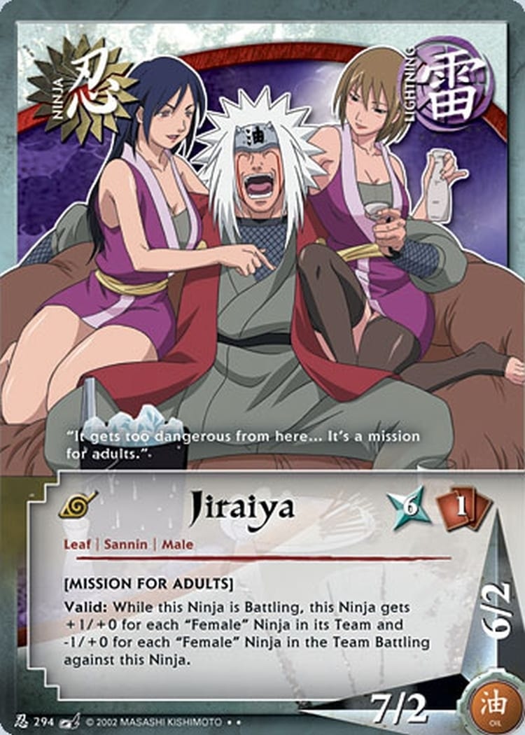 Jiraiya card artwork