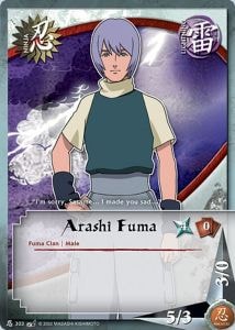 Arashi Fuma card artwork