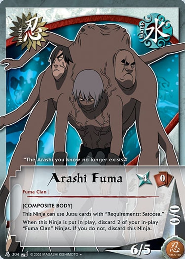 Arashi Fuma card artwork