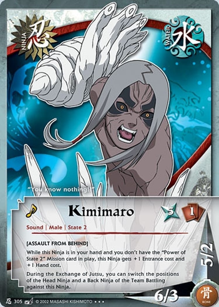 Kimimaro card artwork